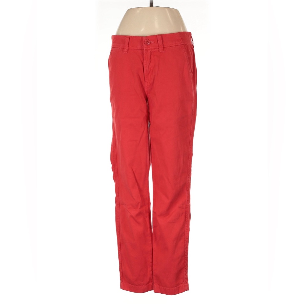J. Crew Red Chinos Straight Leg